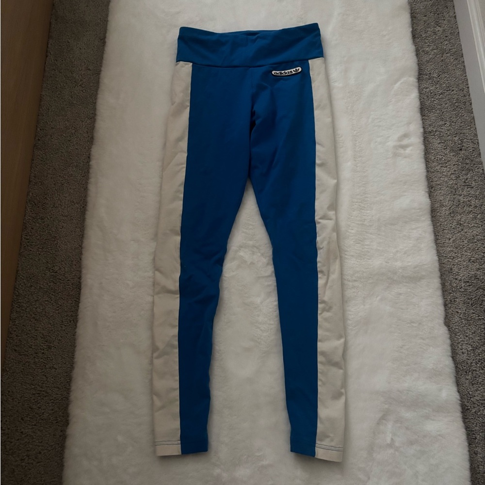 Adidas Retro blue Leggings - Picture 9 of 9